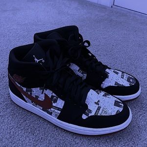 Jordan 1 Mid Newspaper Air Times